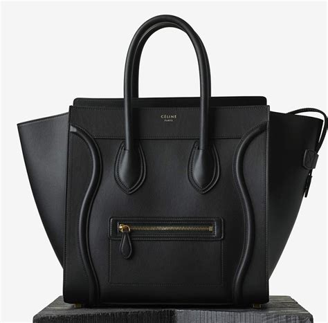 celine black cabas tote|celine shoulder luggage tote price.